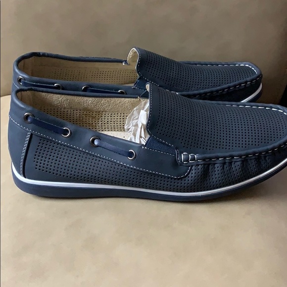 Brand New Loafers. Navy blue. - Picture 3 of 5